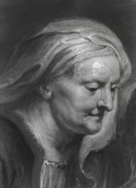 A. C. Cooper — Rubens Pieter Paul - sec. XVII - Volto di sant'Anna — particolare